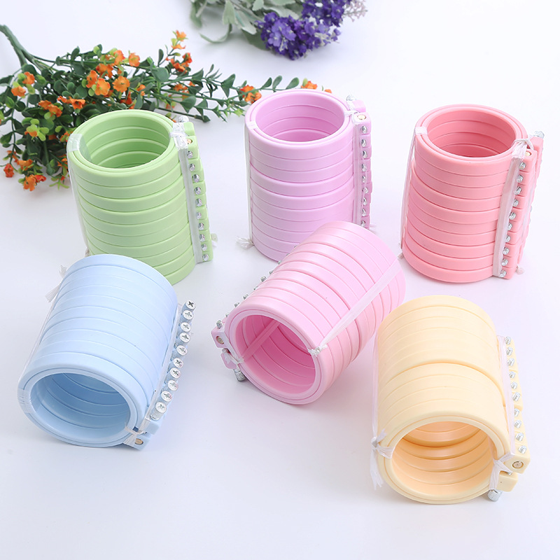 Embroidery Hoop Kit - DIY abs-丸いプラスチック製の刺stitchフープ,クロスステッチ,伸縮性のあるツール,家の縫製