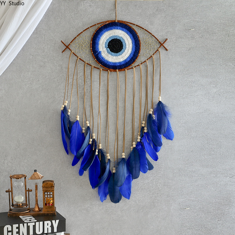 Art Craft Usa - クリエイティブ手作り悪魔の目壁掛け装飾品家の装飾アクセサリーリビングルーム壁掛け芸術品や工芸品ギフト