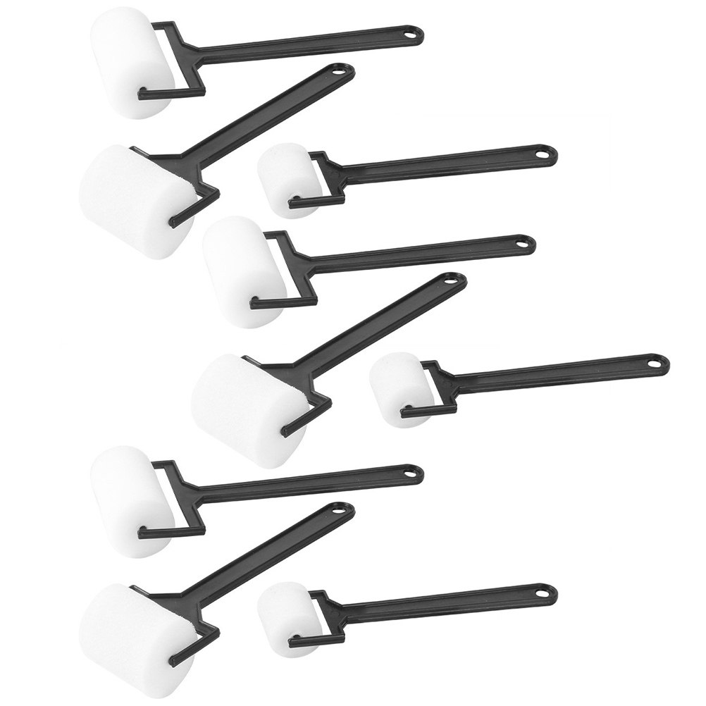 Art Craft Activities - 絵画用スポンジローラーブラシ クラフトアート用品 DIY 家族アクティビティ 描画ツール 水彩