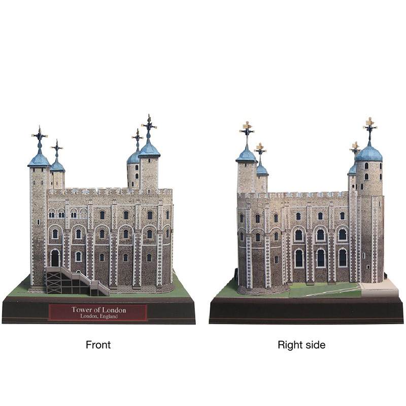 オランダの町3D紙モデルハウス文鎮DIYアート北極圏の10代 - Art Craft With Cardboard のレビューと価格