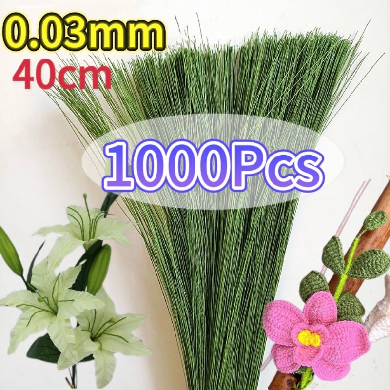 100～1000本入り ペーパーフローラルワイヤー 直径0. - Art Craft Items のレビューと価格