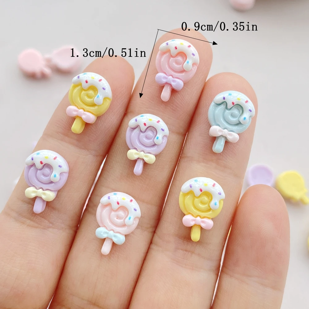芸術的なネイル用のミニ3D樹脂ロリポップ,30個,アイスクリ - Art Craft Ice Cream のレビューと価格