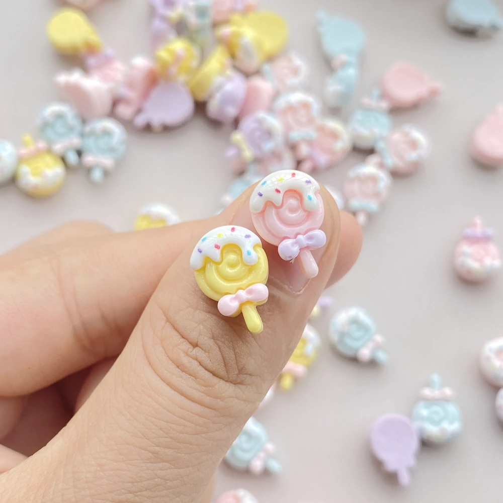 芸術的なネイル用のミニ3D樹脂ロリポップ,30個,アイスクリ - Art Craft Ice Cream のレビューと価格