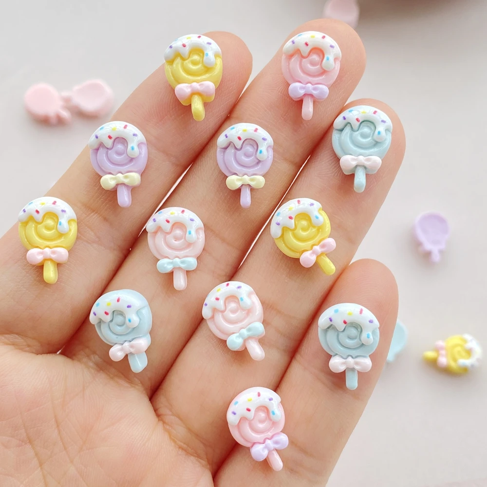 芸術的なネイル用のミニ3D樹脂ロリポップ,30個,アイスクリ - Art Craft Ice Cream のレビューと価格
