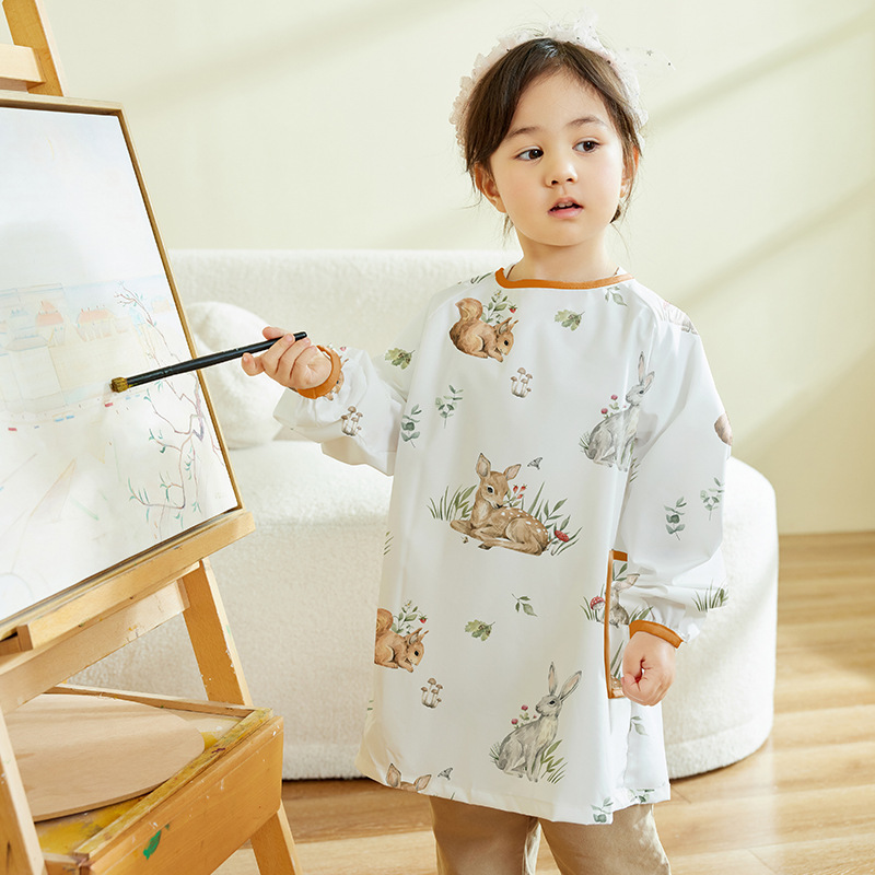 子供用防水アートカバーシャツ長袖ペイントエプロン幼稚園の美術 - Art Craft Preschool のレビューと価格