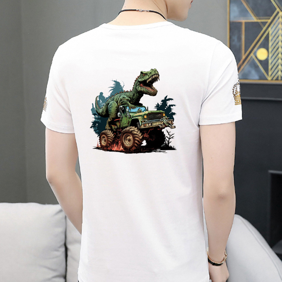 熱伝達パッチ,大きなトラック,恐竜,アイロン,DIYアクセサ - Eco Art Craft のレビューと価格