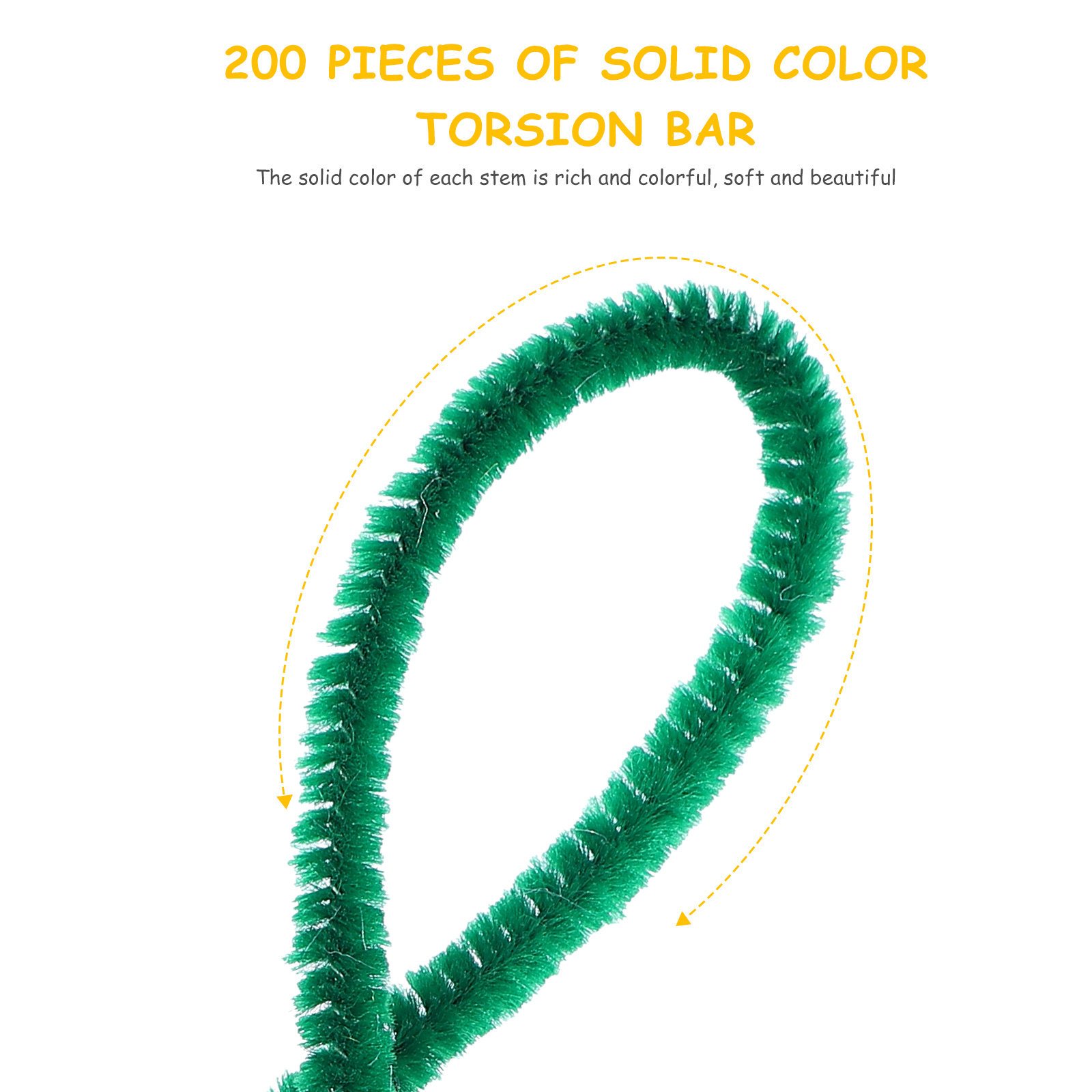 200本入り単色シェニールステム 鉄芯入りシェニールスティッ - Art And Craft Vegetable のレビューと価格