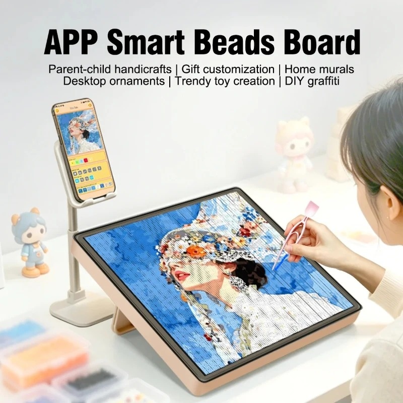電子ヒューズビーズペグボードキット、スマートLED DIYピ - Art Craft App のレビューと価格