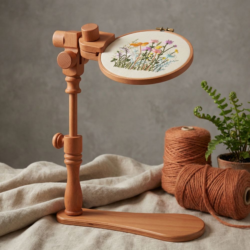 プロ仕様のポータブル刺繍枠スタンド、安定した刺繍ホルダー、ク - Embroidery Hoop Kit のレビューと価格