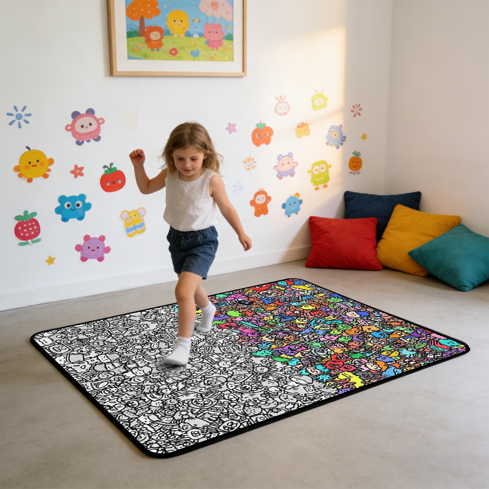 カラーリングブランケット DIY 洗えるソファスロー アート - Art Craft Preschool のレビューと価格