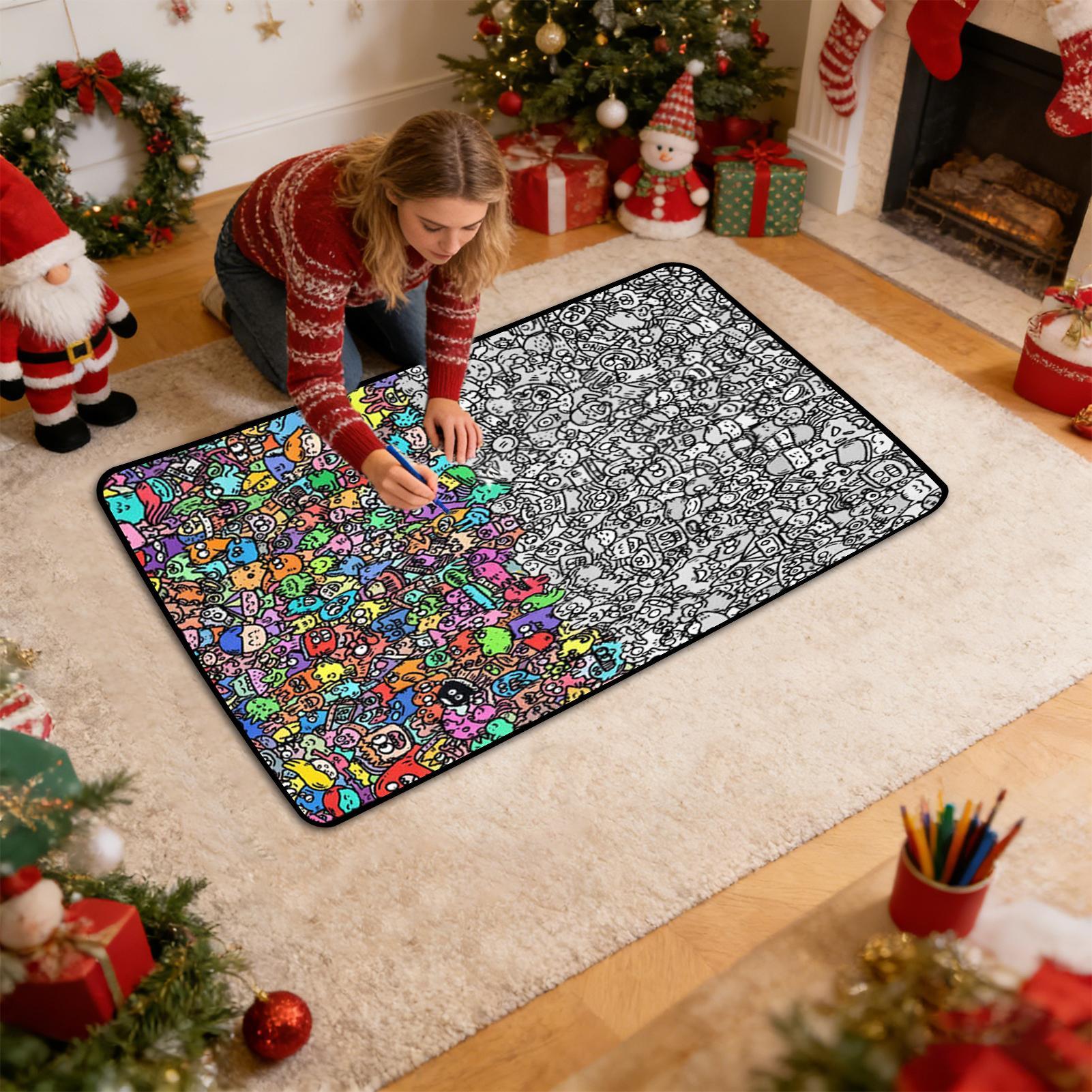 カラーリングブランケット DIY 洗えるソファスロー アート - Art Craft Preschool のレビューと価格