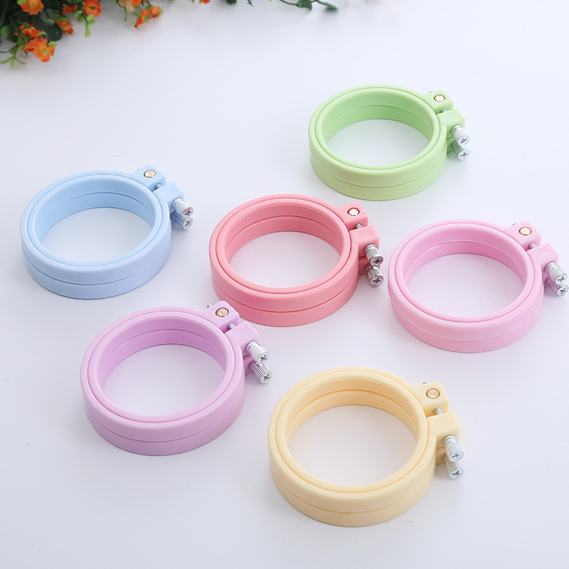 DIY abs-丸いプラスチック製の刺stitchフープ,ク - Embroidery Hoop Kit のレビューと価格