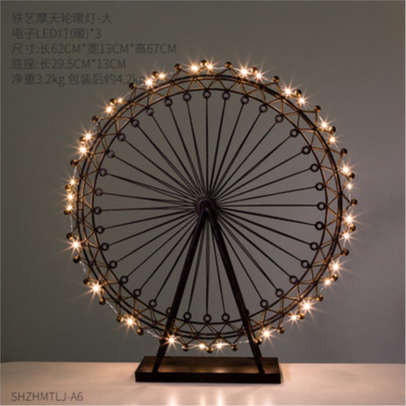 アイアンアート観覧車装飾、ホームデスクトップクラフト、レスト - Art Craft Restaurant のレビューと価格