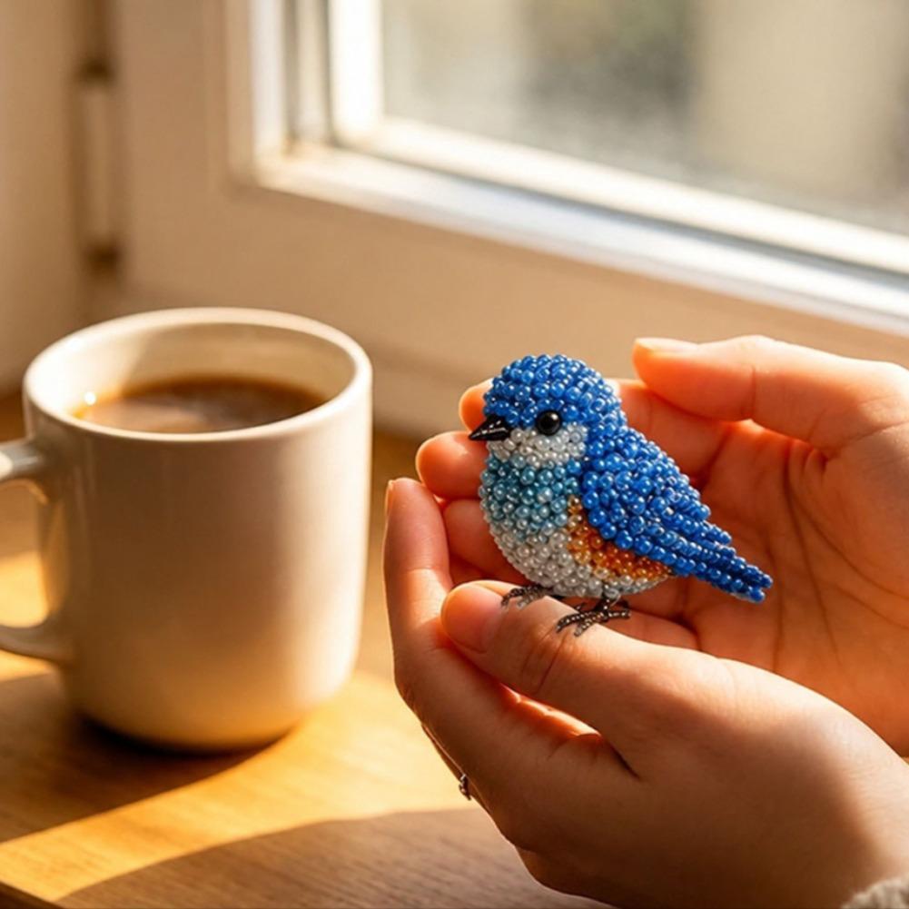 手作りビーズ鳥DIYクラフトセット 4種類の鳥フィギュア ビ - Craft And Art Difference のレビューと価格