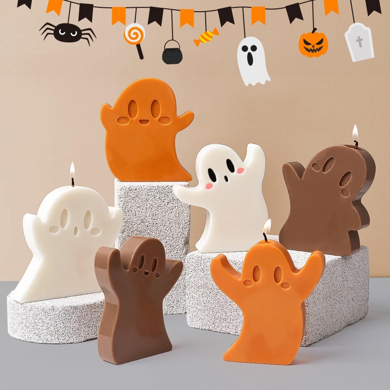 ハロウィンシリーズシリコーンキャンドルモールド DIY かわ - Art Craft Show のレビューと価格