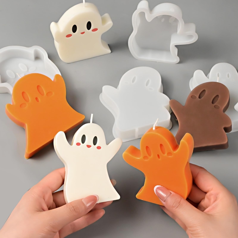 ハロウィンシリーズシリコーンキャンドルモールド DIY かわ - Art Craft Show のレビューと価格
