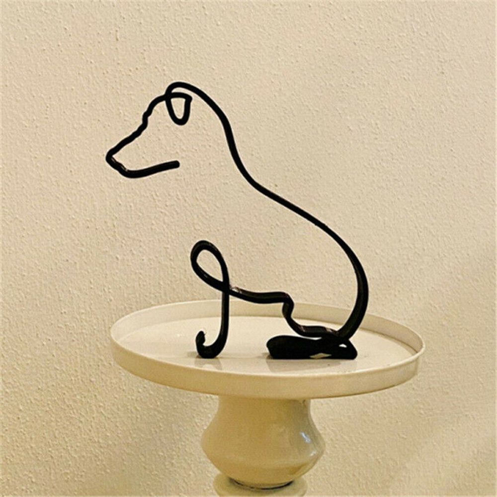 錬鉄製の犬の像抽象ブルドッグダックスフントラブラドールチワワ - Art Craft Furniture のレビューと価格