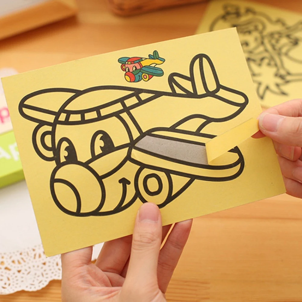 子供用 DIY サンドアートキット 漫画落書きギフト 就学前 - Art Craft Preschool のレビューと価格