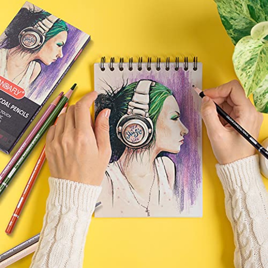 プロ仕様の色鉛筆画材セット、肌色の色鉛筆、スケッチ、シェーデ - Chalk Pastel Set のレビューと価格