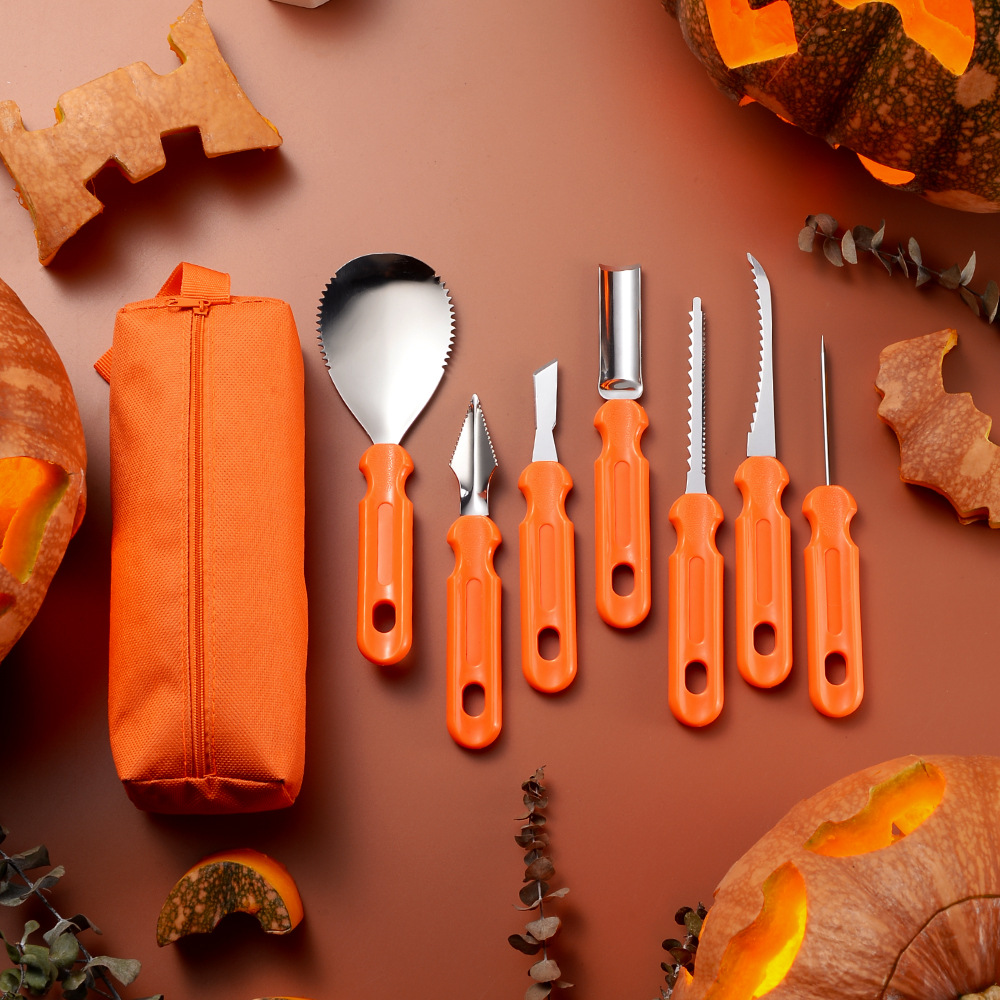 ハロウィンカボチャ彫刻キット プロ仕様のカボチャライトDIY - Art And Craft Vegetable のレビューと価格