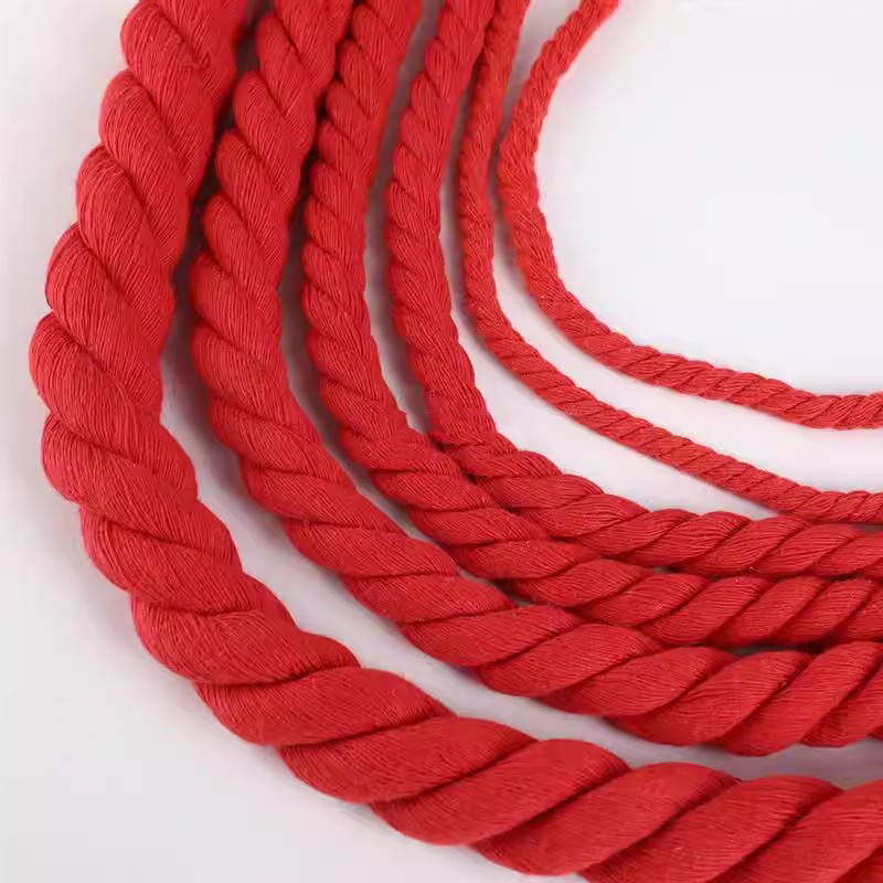 2/5/10メートル 5/8/12/20mm レッドツイスト - Macrame Cord Cotton のレビューと価格