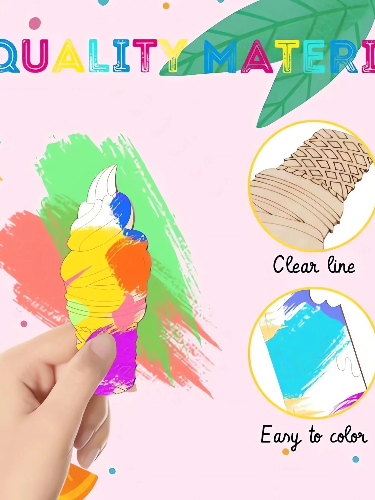 DIY、落書き、空白、工芸品、絵画アート活動、誕生日パーティ - Art Craft Ice Cream のレビューと価格