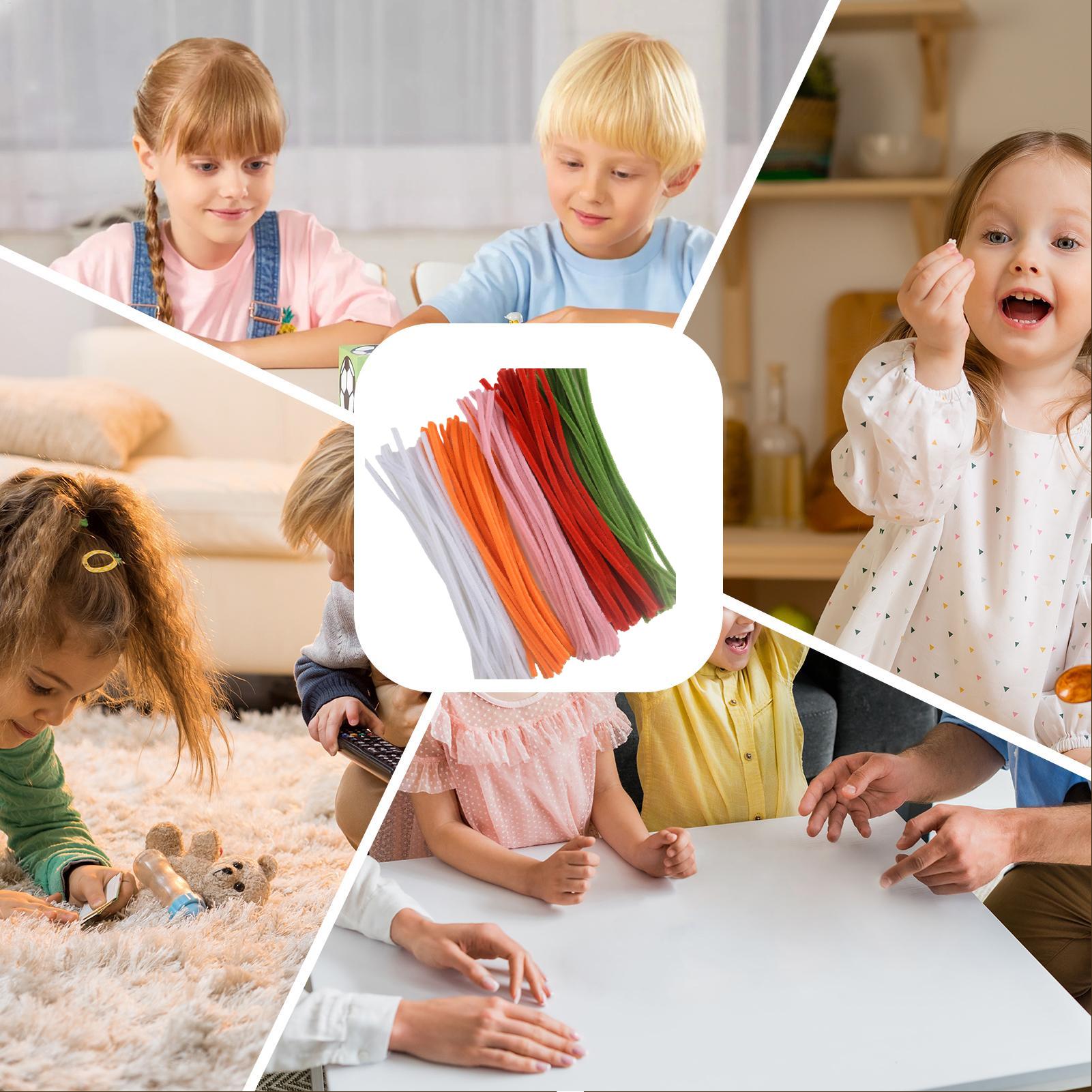シェニールステム パイプクリーナー カラフルクリーナー スト - Art Craft For Kids のレビューと価格