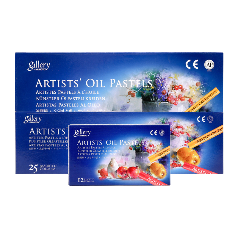 MUNGYO アーティストオイルパステルセット 12/25/ - Chalk Pastel Set のレビューと価格
