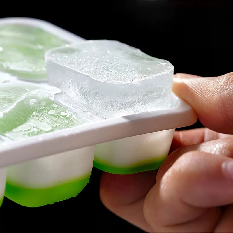 蓋付きシリコン製製氷皿 正方形14個取り 簡単取り出し 製氷 - Art Craft Ice Cream のレビューと価格