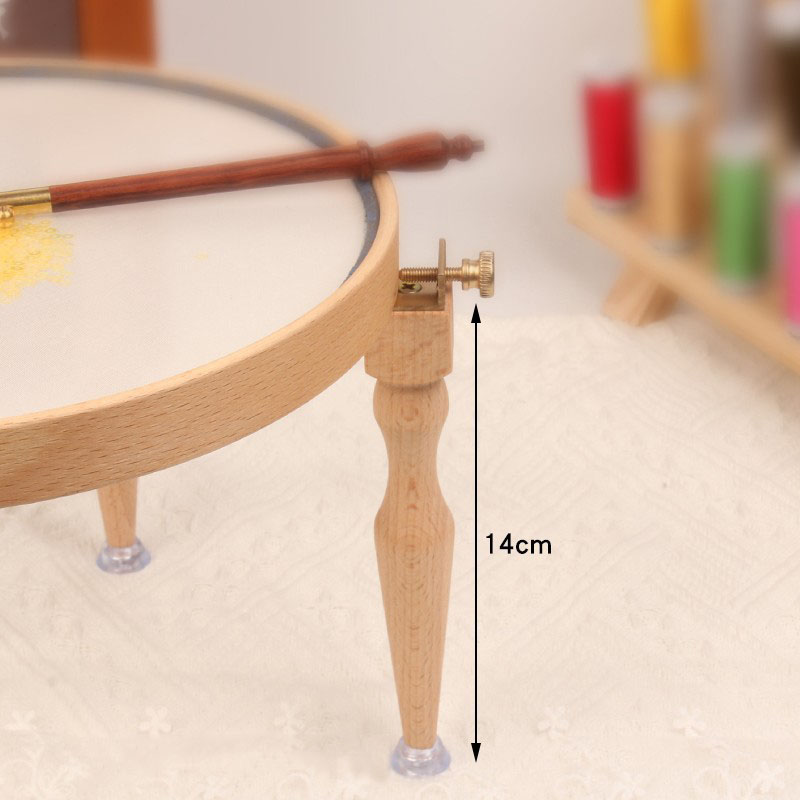 3/4 個調整可能なポータブル木製刺繍フープスタンド手作りク - Embroidery Hoop Kit のレビューと価格