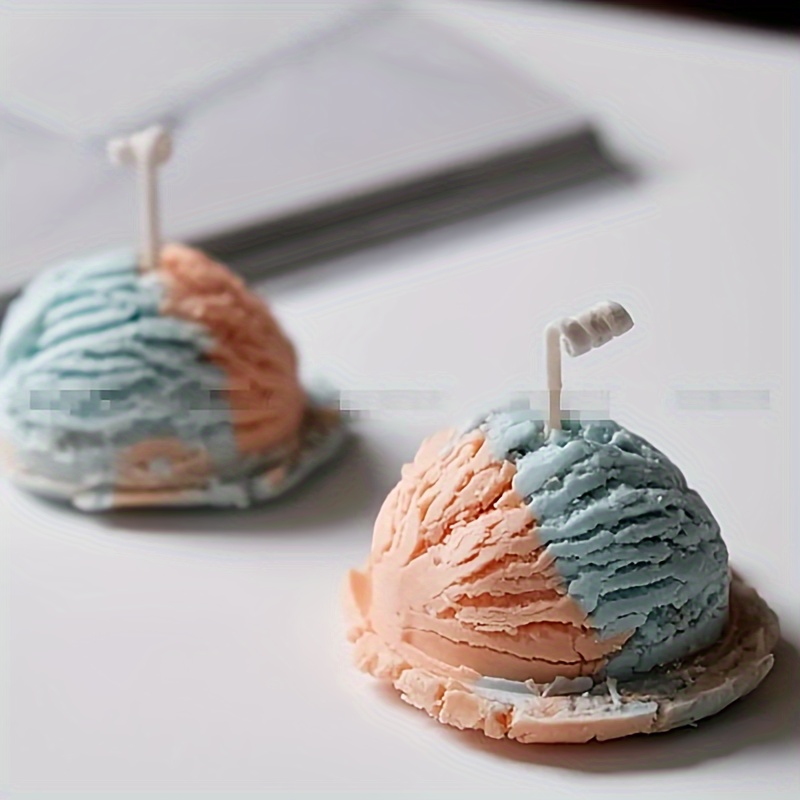 アイスクリーム球形キャンドル作成シリコーン石鹸型モデル DI - Art Craft Ice Cream のレビューと価格