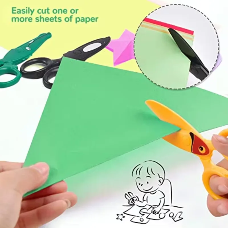 子供手作りDIYかわいい幼児用トレーニングはさみ子供安全幼児 - Art Craft Preschool のレビューと価格