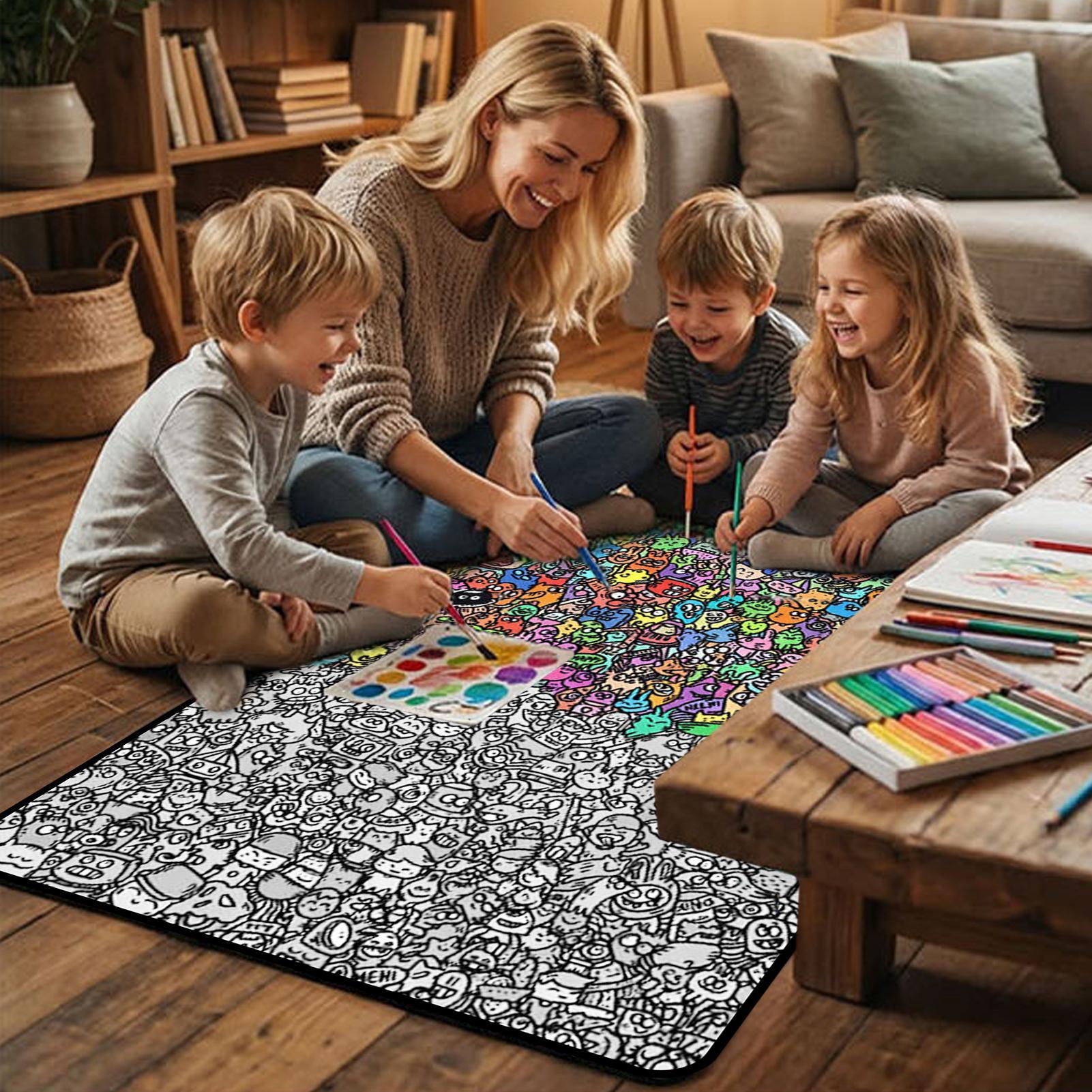 カラーリングブランケット DIY 洗えるソファスロー アート - Art Craft Preschool のレビューと価格