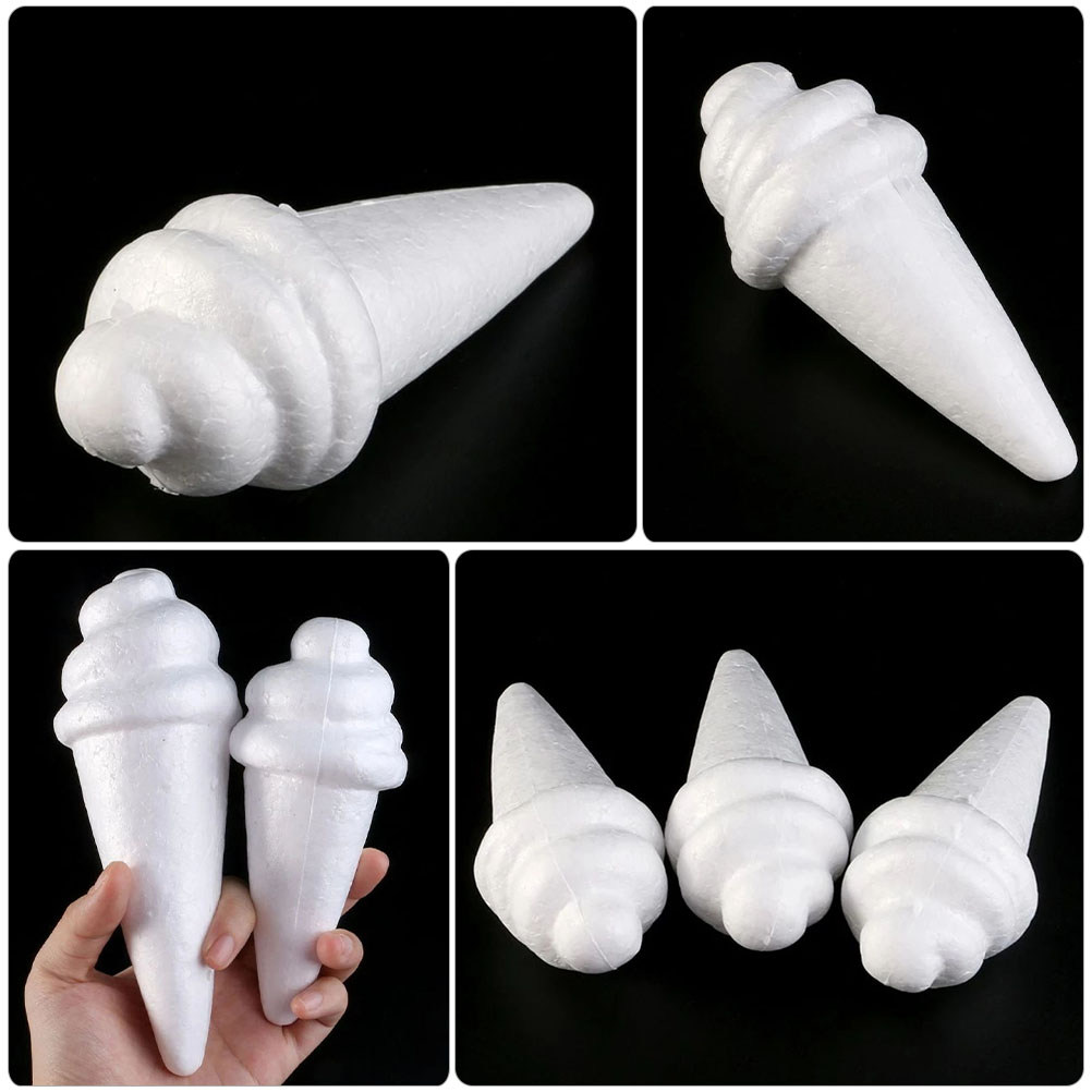 8個入り未完成アイスクリームフォームモデル、柔らかく滑らかな - Art Craft For Kids のレビューと価格