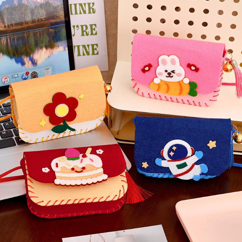 子供用フェルトバッグ製作キット DIYソーイングおもちゃ ア - Art Craft Activities のレビューと価格