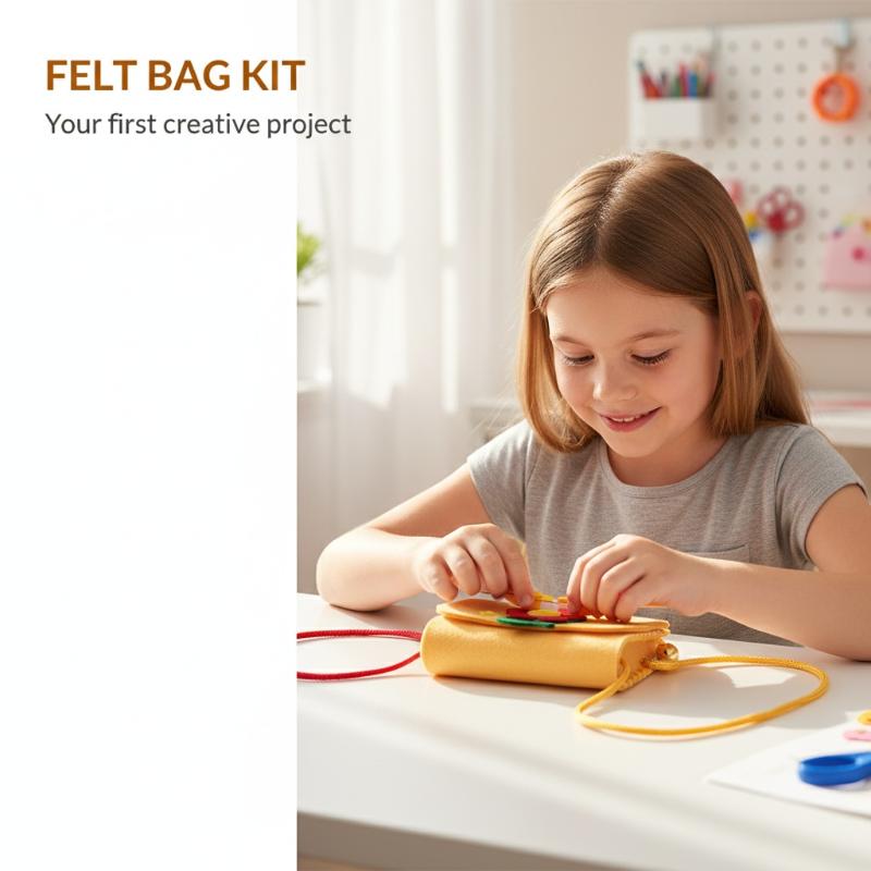 子供用フェルトバッグ製作キット DIYソーイングおもちゃ ア - Art Craft Activities のレビューと価格