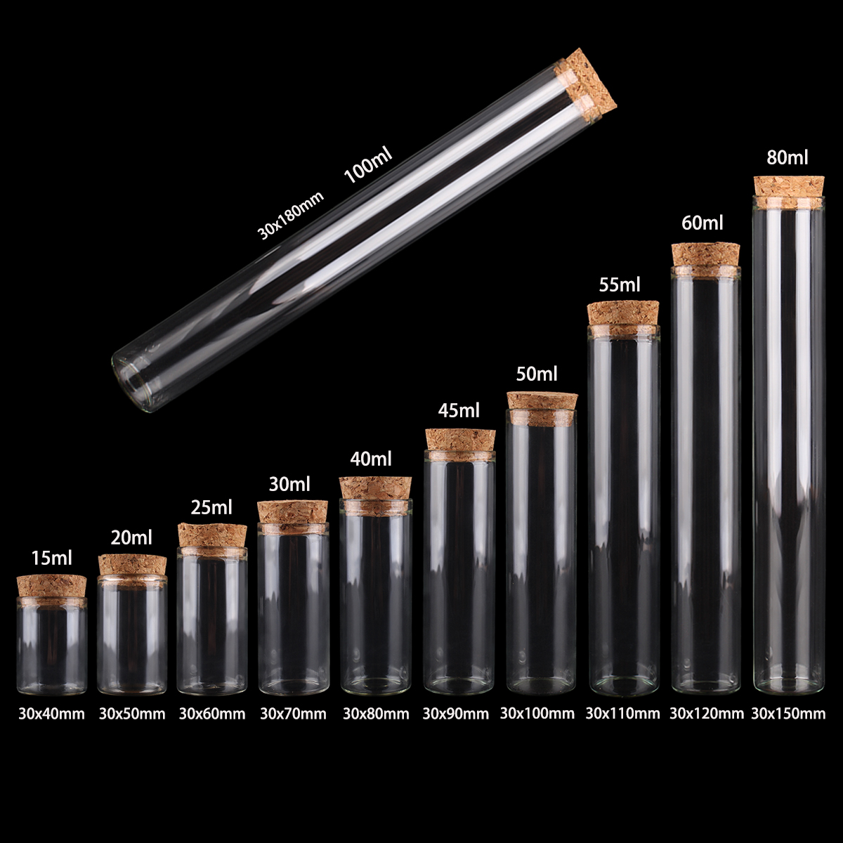 12ピース/ロット15ml 20ml 25ml 30ml 4 - Eco Art Craft のレビューと価格