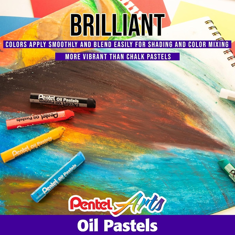ぺんてる アーツ オイルパステルセット 6/12/25/50 - Chalk Pastel Set のレビューと価格