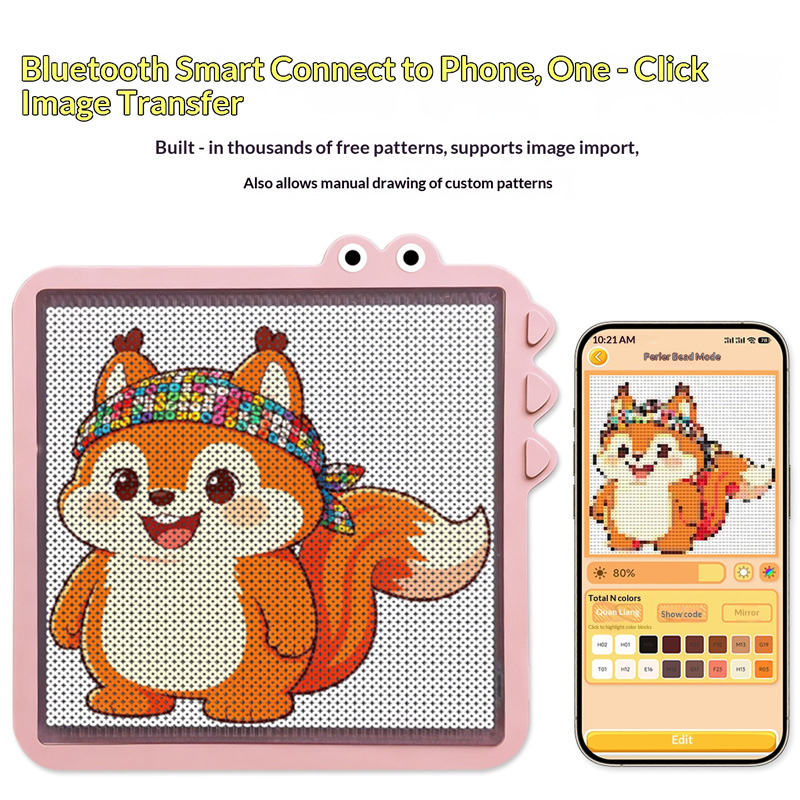 LEDインテリジェントパーラービーズペグボード アプリ制御  - Art Craft App のレビューと価格