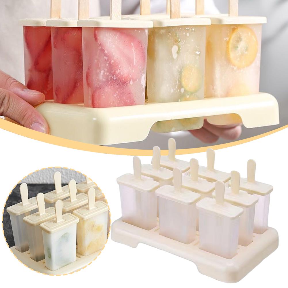 シリコン製アイスキャンディーメーカー型 食品グレード 製氷皿 - Art Craft Ice Cream のレビューと価格