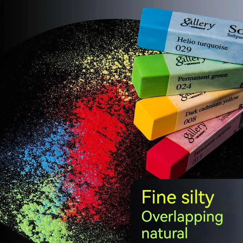 Mungyo-ソフトリーチイーゼル、チョーク、スティック、ク - Chalk Pastel Set のレビューと価格