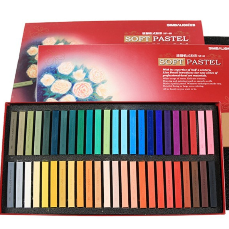 学生ソフトカラーチョーク 24/36/48/60 パウダース - Chalk Pastel Set のレビューと価格