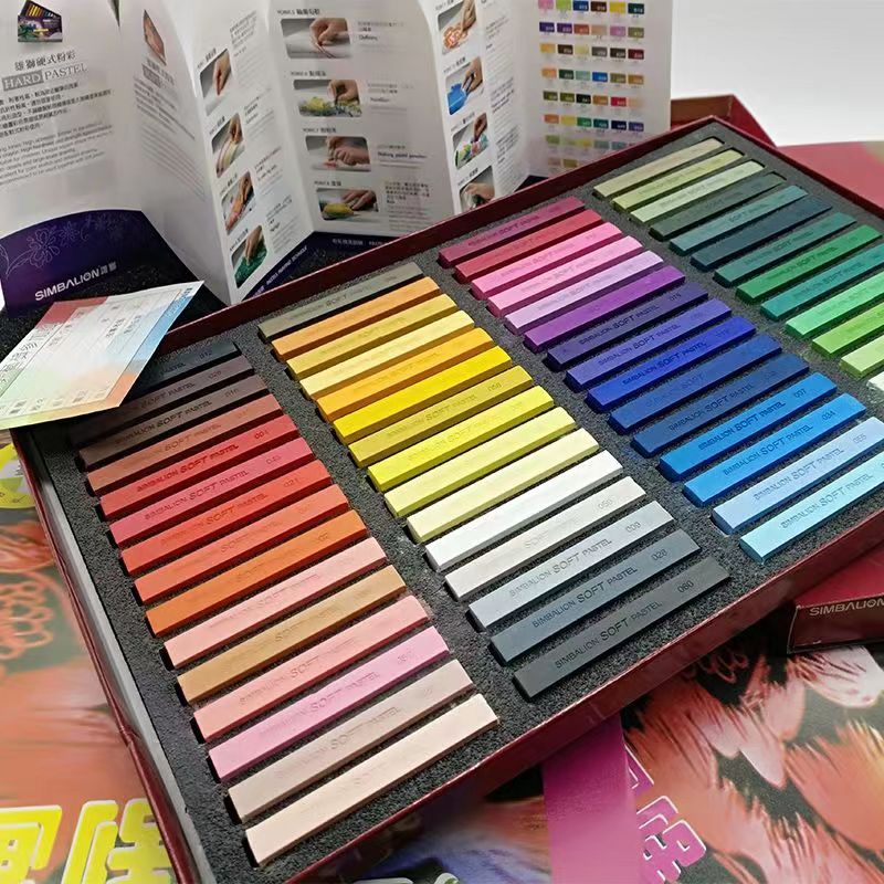 学生ソフトカラーチョーク 24/36/48/60 パウダース - Chalk Pastel Set のレビューと価格