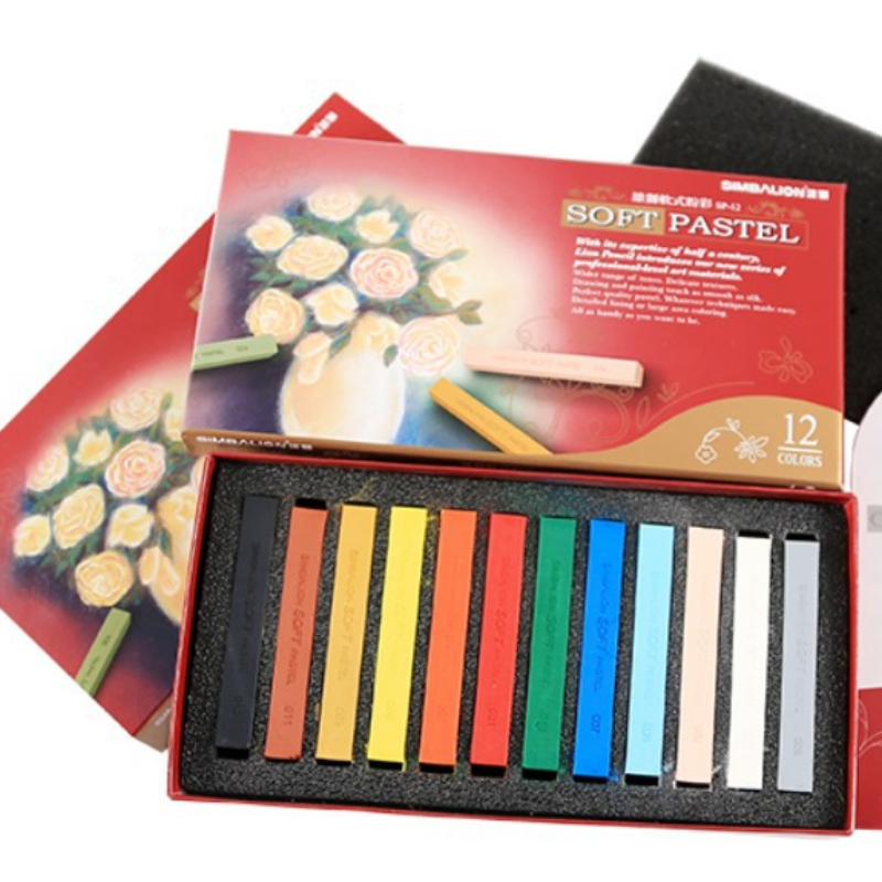 学生ソフトカラーチョーク 24/36/48/60 パウダース - Chalk Pastel Set のレビューと価格