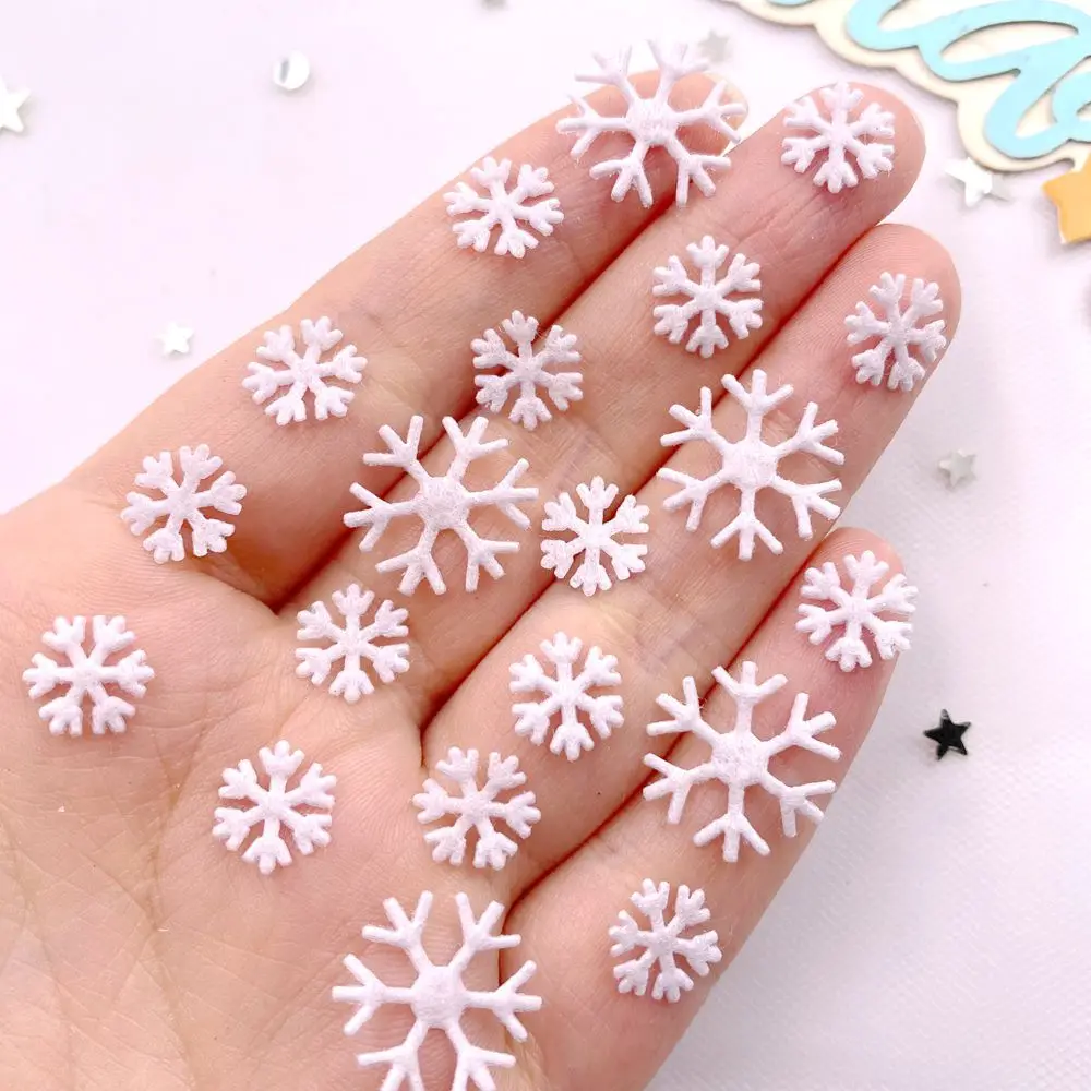 白いクリスマススノーフラワーパッチ,日曜大工のヘアリボン,工 - Eco Art Craft のレビューと価格