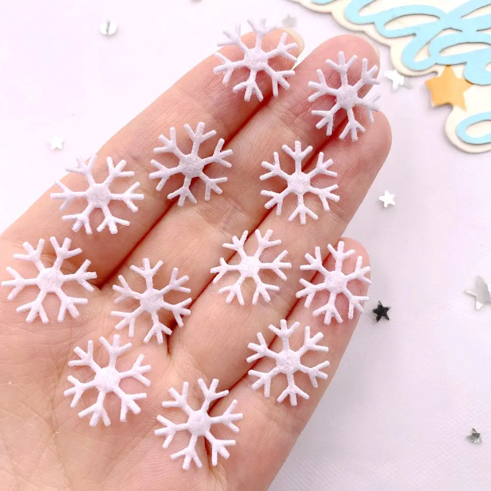 白いクリスマススノーフラワーパッチ,日曜大工のヘアリボン,工 - Eco Art Craft のレビューと価格