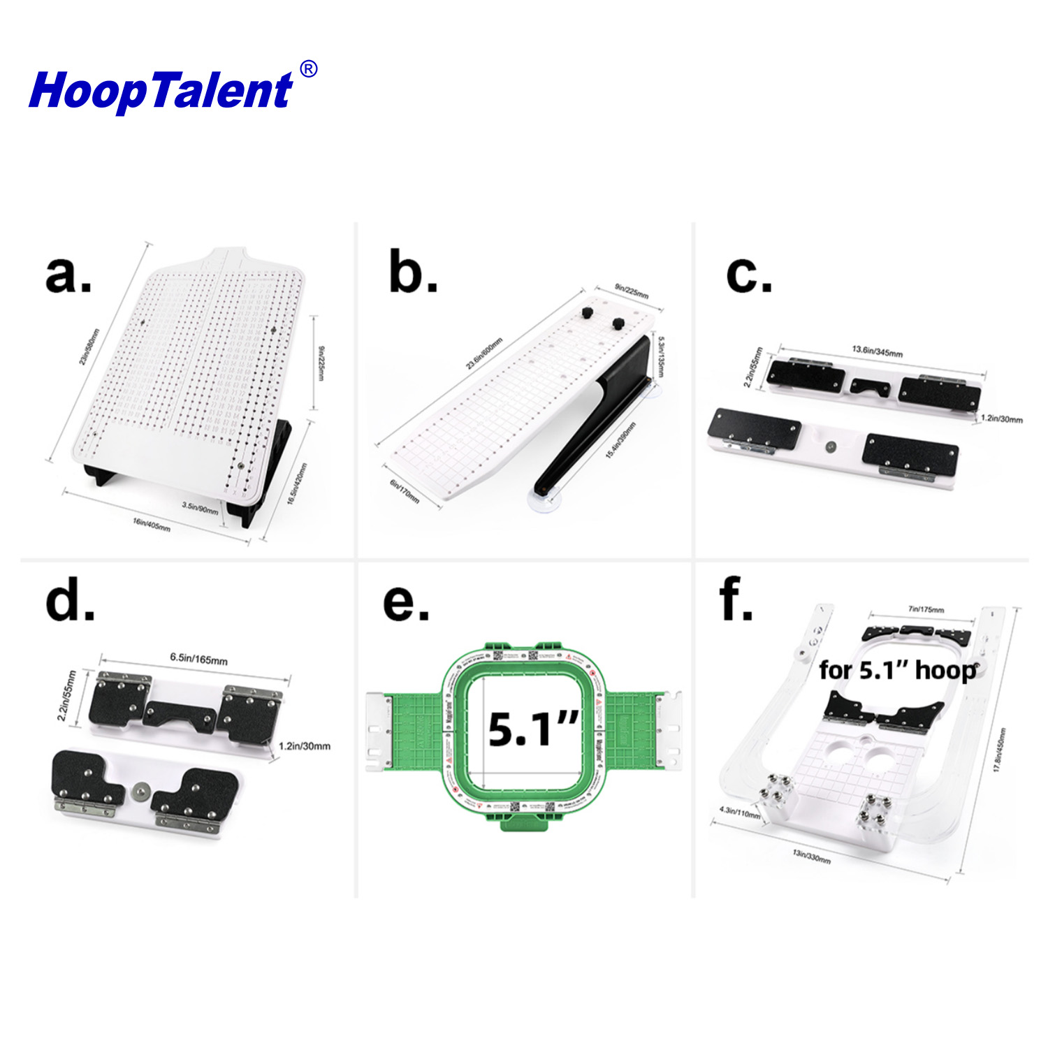 HoopTalent フープステーションキット マグネット式 - Embroidery Hoop Kit のレビューと価格