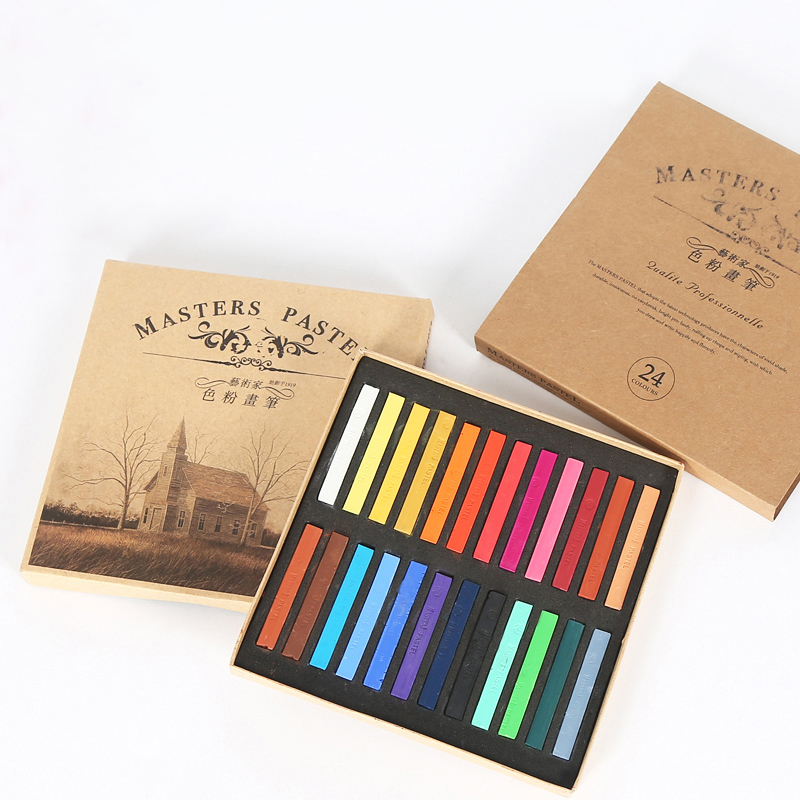 クレヨンソフトドライパステル 12/24/36/48 色/セ - Chalk Pastel Set のレビューと価格