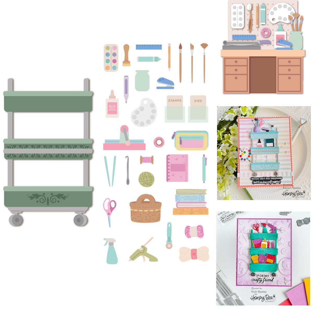 レイヤーズアート＆クラフト用品カートダイス2025新着メタル - Art Craft Furniture のレビューと価格