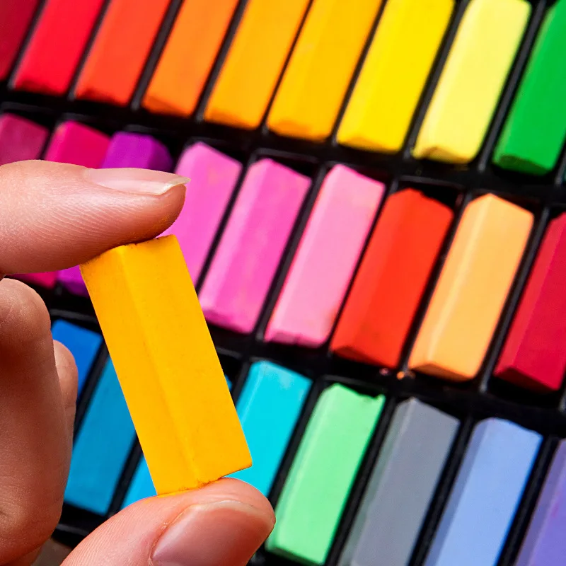 24/32/48/64 色ソフトパステルアーティスト用グラフ - Chalk Pastel Set のレビューと価格